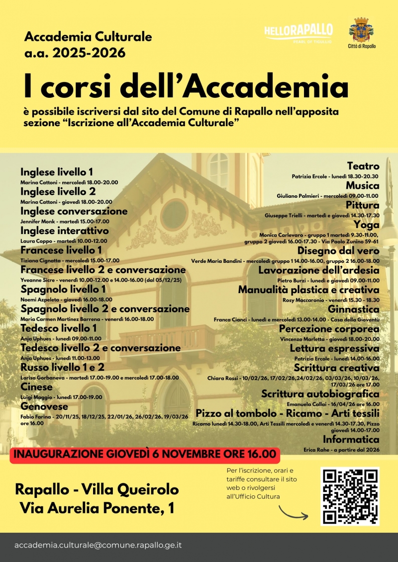 img title Iscrizioni aperte per l\'Accademia Culturale